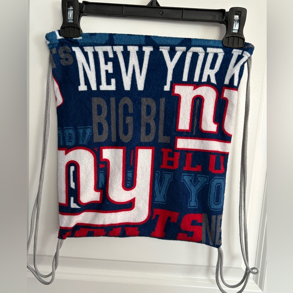 NY Giants fleece drawstring backpack